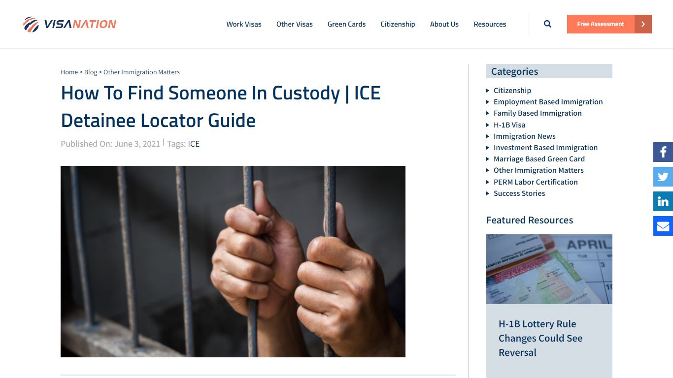 How to Use the ICE Detainee Locator to ... - SGM Law Group